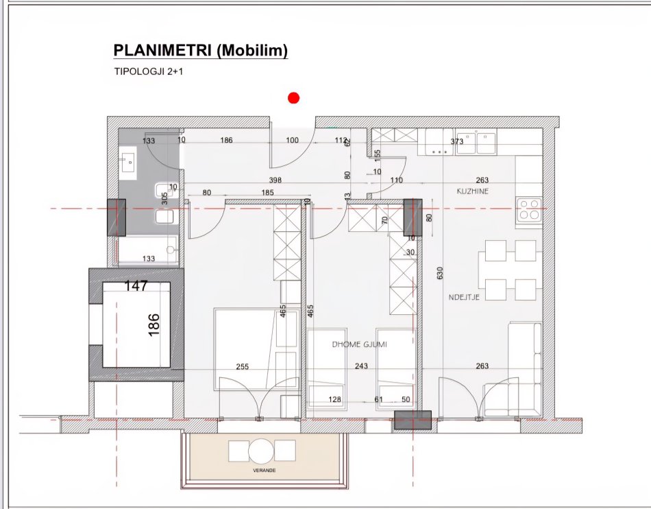 Tirane, shitet apartament 2+1 Kati 4, SIPERFAQE 78 m²,ÇMIMI 66 MILION LEKË TË VJETRA (KAMEZ)