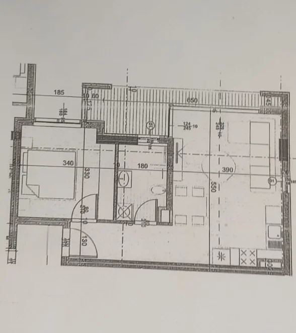 Tirane, shitet apartament 1+1+Ballkon Kati 6, 65 m² 