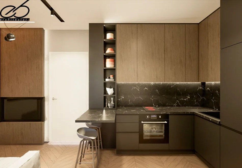 🏠Tirane, shitet Garsonier, Mobiluar,Kati 6, 30 m² 75.000 € (Kompleksi Mangalem, Ali Demi, Tiranë.)