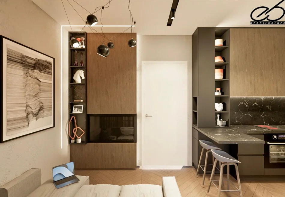 🏠Tirane, shitet Garsonier, Mobiluar,Kati 6, 30 m² 75.000 € (Kompleksi Mangalem, Ali Demi, Tiranë.)