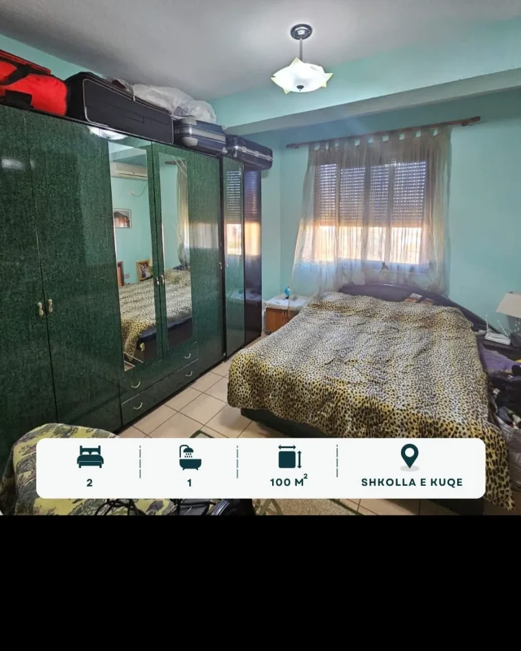 Tirane, jepet me qera apartament 2+1+Ballkon Kati 5, 101 m² 550 € (Rruga 4 Deshmoret)