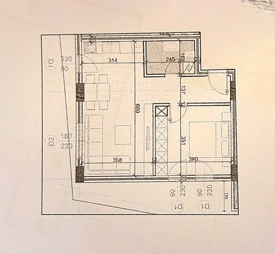 Tirane, shes apartament 1+1+Ballkon , 65 m² 110.000 € (Kodra e Diellit 2)