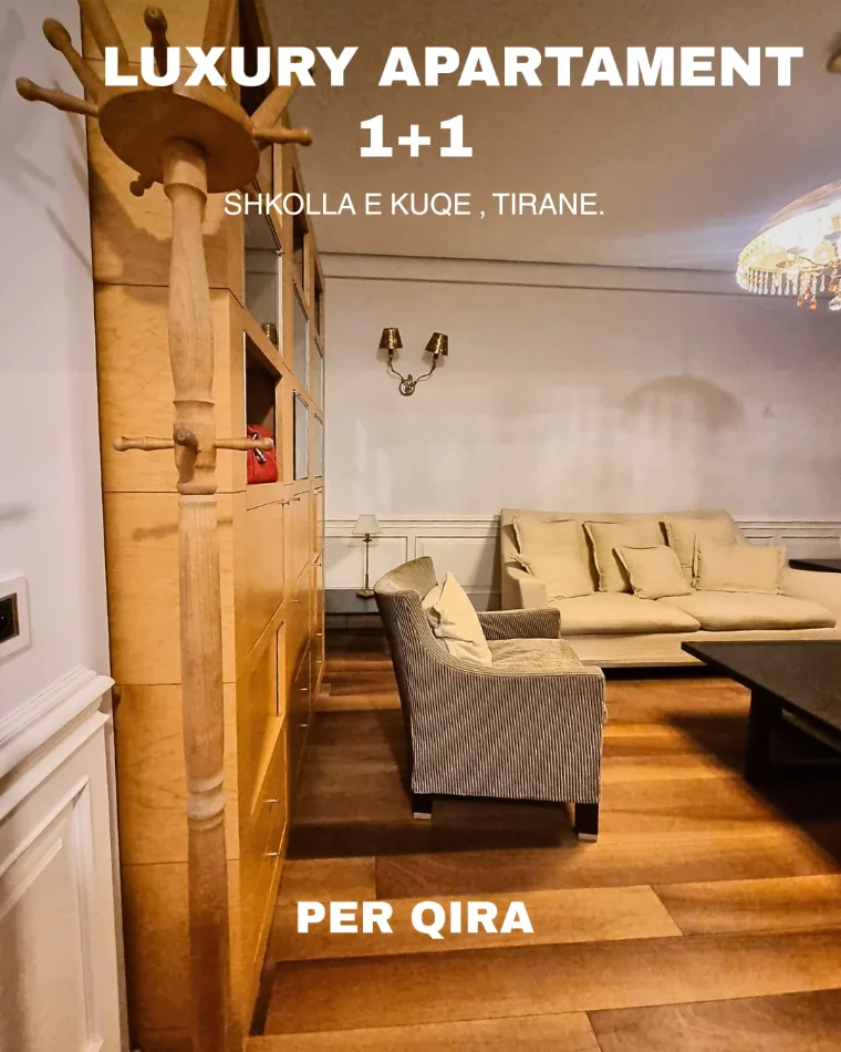 Tirane, jepet me qera apartament 1+1+Ballkon Kati 2, 70 m² 601 € 