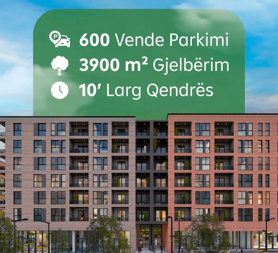 Tirane, shitet apartament 1+1 Kati 5, 68 m² (Paskuqan)