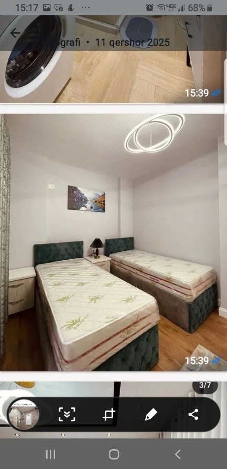 Tirane, jepet me qera apartament 2+1+Ballkon Kati 2, 100 m² 730 € (Shkolla Naim Frasheri 21 Dhjetori)