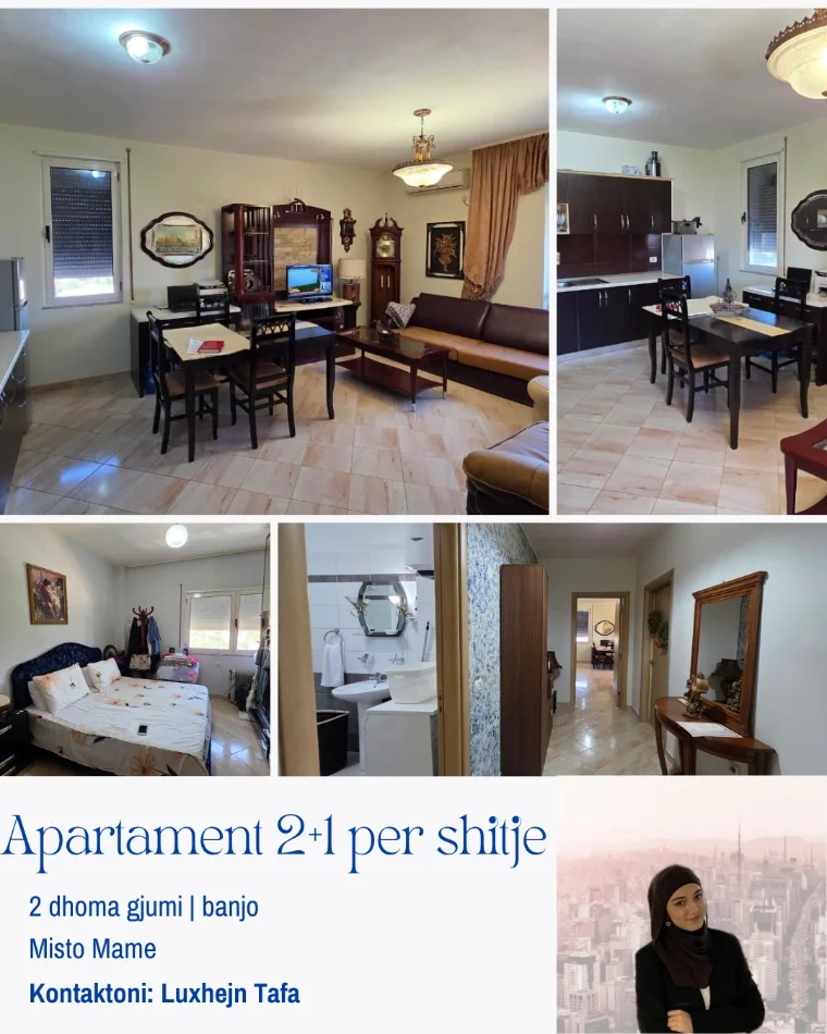Shitet Apartament 2+1, Misto Mame