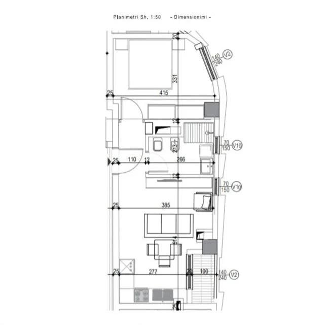 Tirane, shitet apartament , 56 m² 183.810 € 