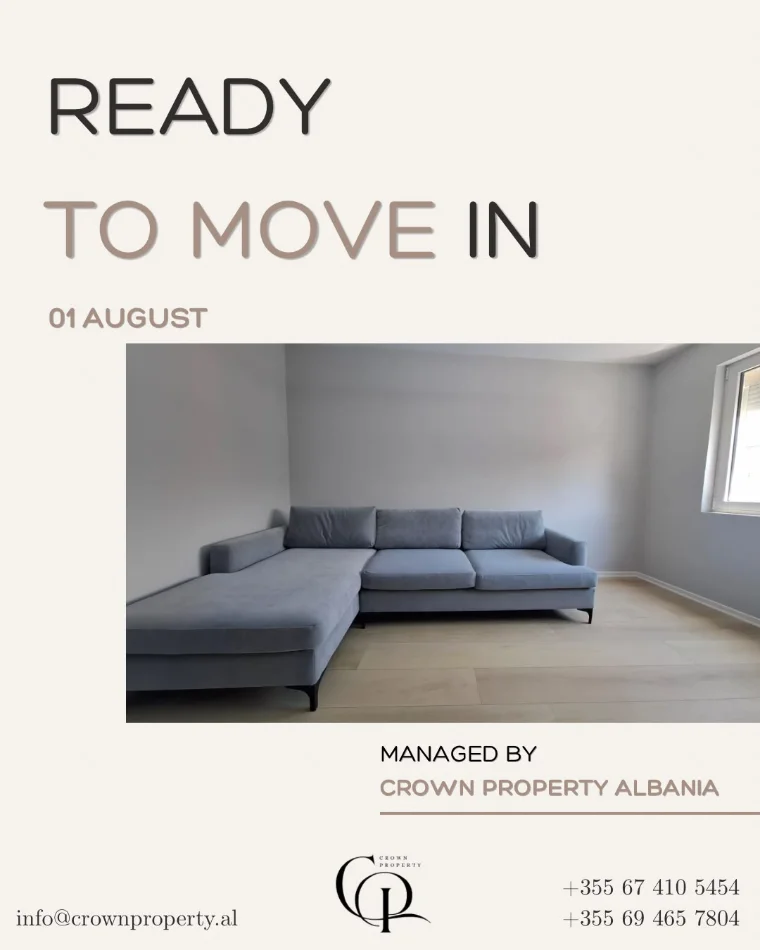 Tirane, jepet me qera apartament 1+1+Ballkon Kati 5, 52 m² 500 € (Vasil Shanto)