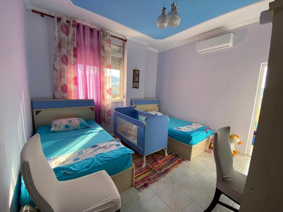 Tirane, jepet me qera Apartament 2+1 Kati 7, 100 m², Cmimi 55.000 Lekë të Reja, (Vasil Shanto,Stacioni i Fundit i Tiranës së Re, Tiranë)