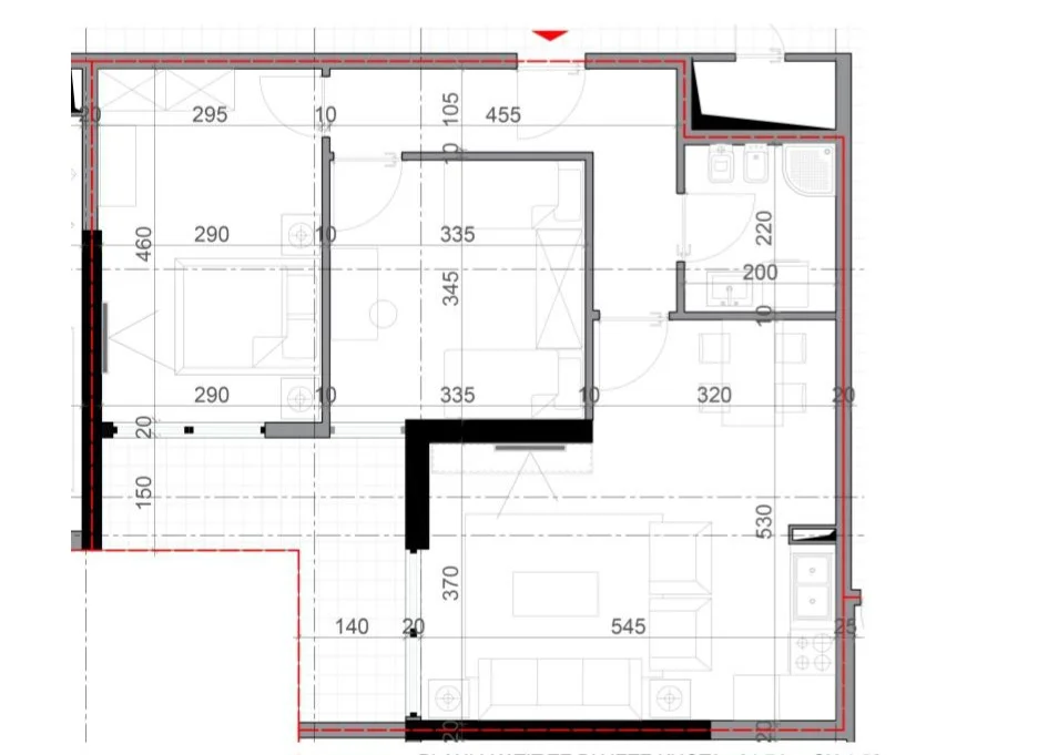 Shengjin, shitet apartament 2+1+Ballkon Kati 10, 87 m² 105.000 € (Shengjin)