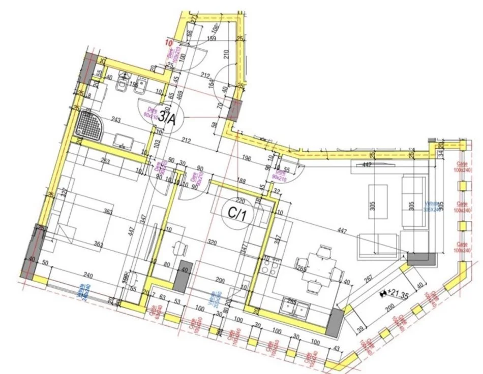 Tirane, shitet apartament 2+1+Ballkon , 112 m² 159.740 € (Urban Gate, Astir)