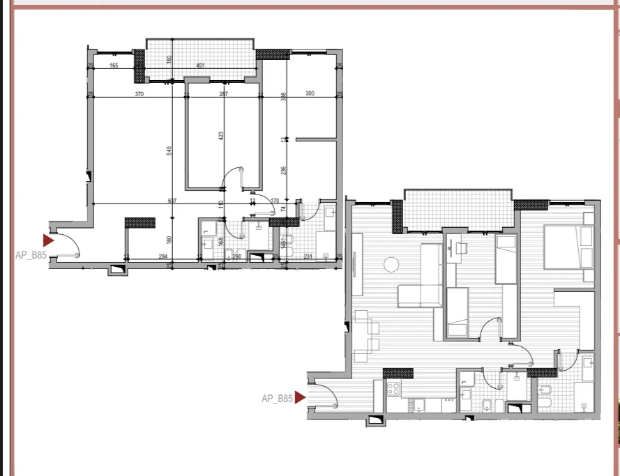 Tirane, shitet apartament 2+1+Ballkon Kati 8, 108 m² 160.000 € (Rruga 5 Maj)