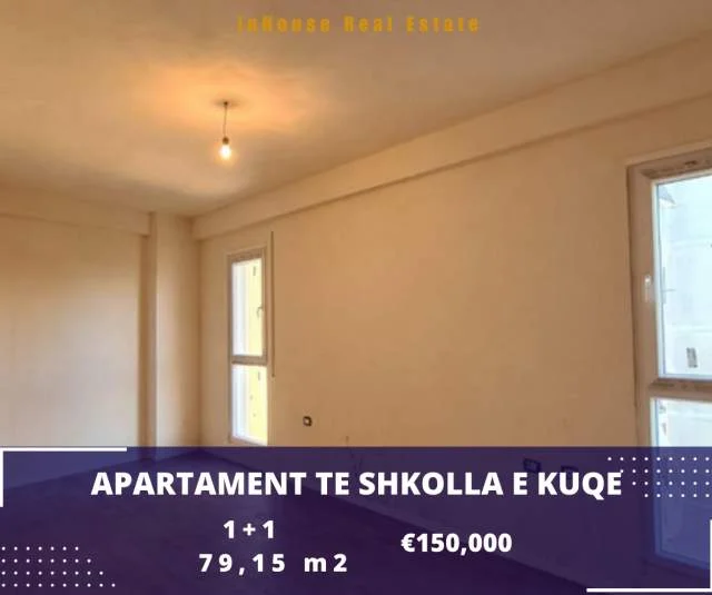 Tirane, shitet apartament 1+1 Kati 4, 79 m² 150.000 Euro (Pazari i Ri)
