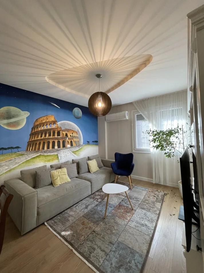 Tirane, jepet me qera apartament 2+1+Ballkon Kati 1, 90 m² 800 € (Rruga gamdi garunja)