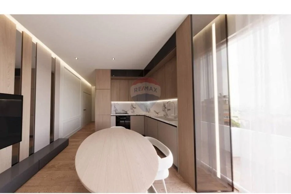 Tirane, shitet apartament 1+1 Kati 3, 55 m² 88.000 € (Ali Demi)