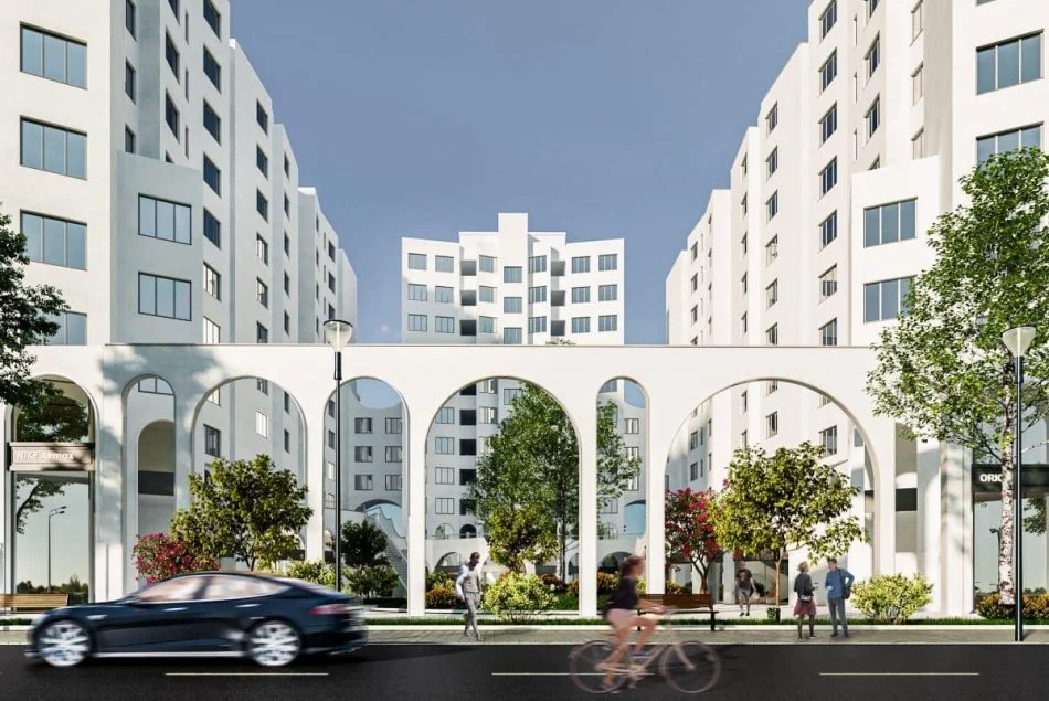 Tirane, jap me qera garsonier 1+1 Kati 3, 50 m² 350 € (River Residence, ngjitur me Green City)