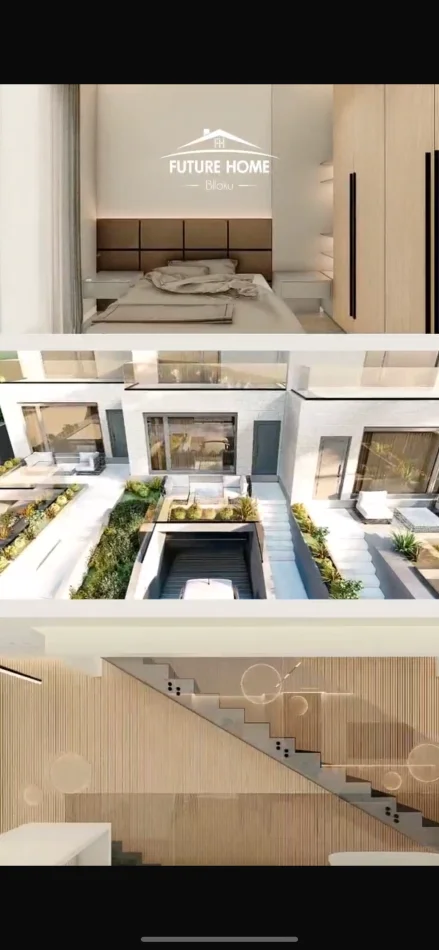 Tirane, jepet me qera Vile 3 Katshe , 252 m² (Liqeni i thate)