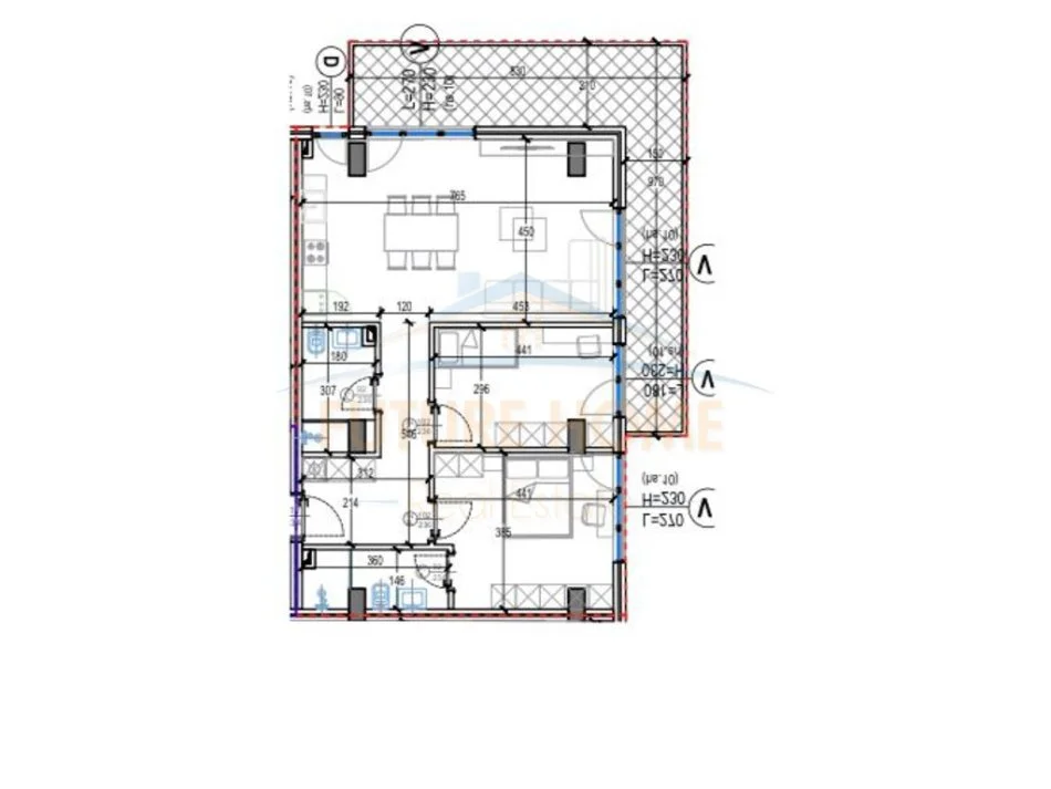 Tirane, shitet apartament Kati 0, 126 m² 260.000 €