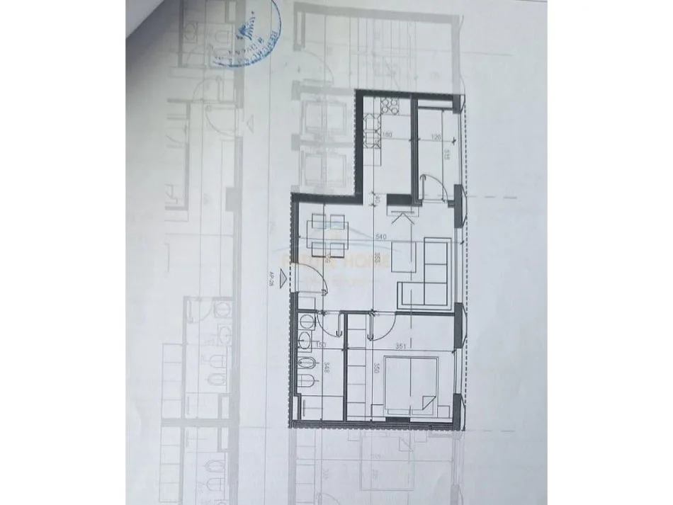 Tirane, shitet apartament 1+1+Ballkon Kati 3, 65 m² 125.000 € (Jordan misja)