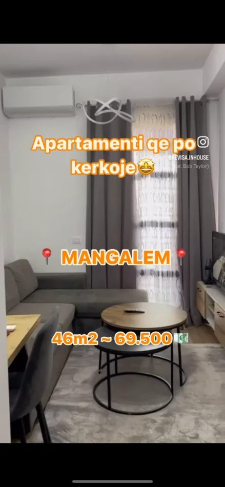 Shqiperi, shitet apartament 1+1 , 1 m² 69.500 € (Rruga Pasho Hysa)