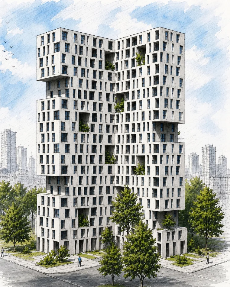 Tirane, shitet apartament 1+1 , 53 m² (Harmoni Residence, Zogu i Zi)