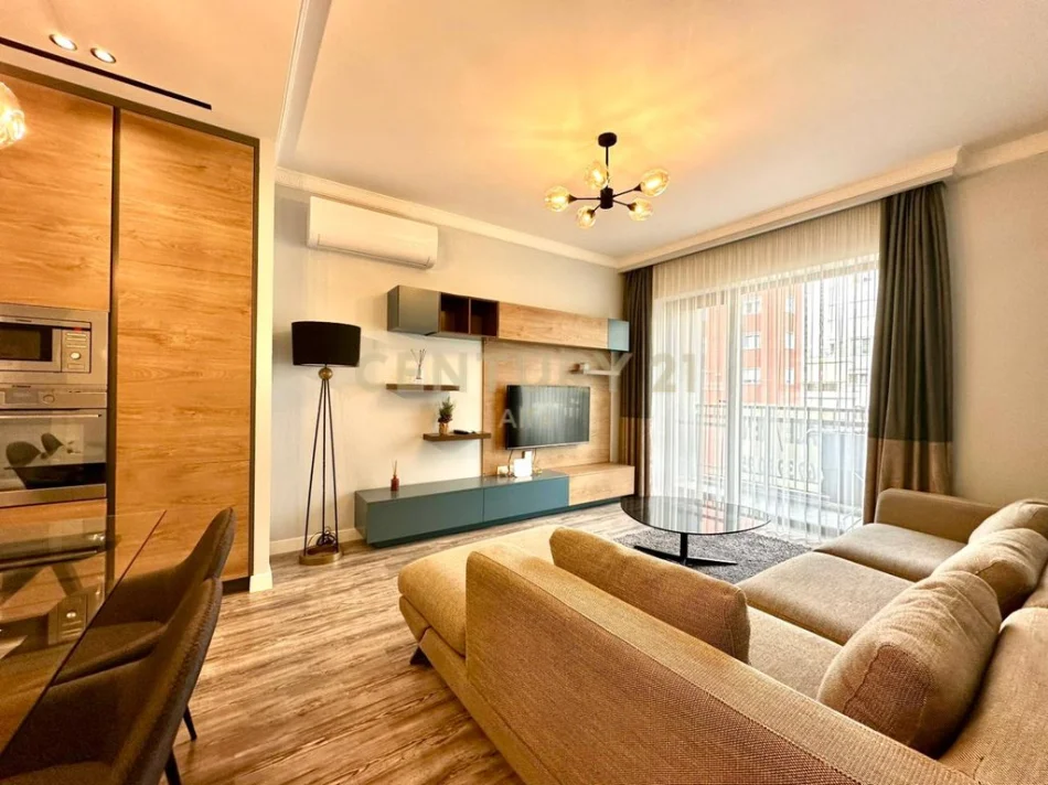 Tirane, jepet me qera apartament 1+1+Aneks+Ballkon Kati 3, 76 m² 1.000 € 