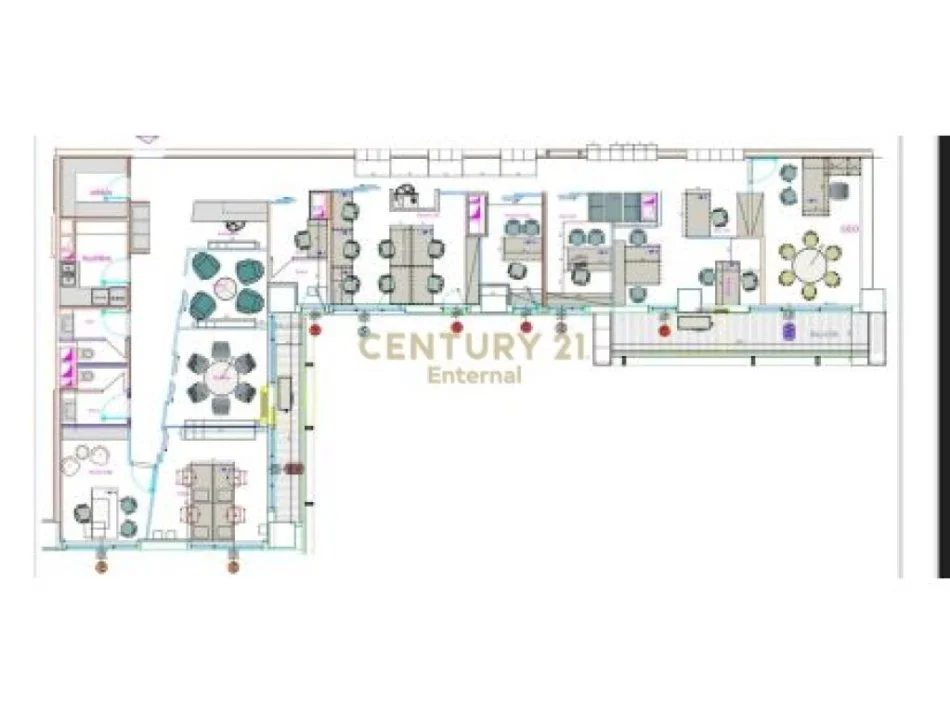 Tirane, jepet me qera ambjent biznesi Kati 8, 300 m² 4.250 € (Tirane)