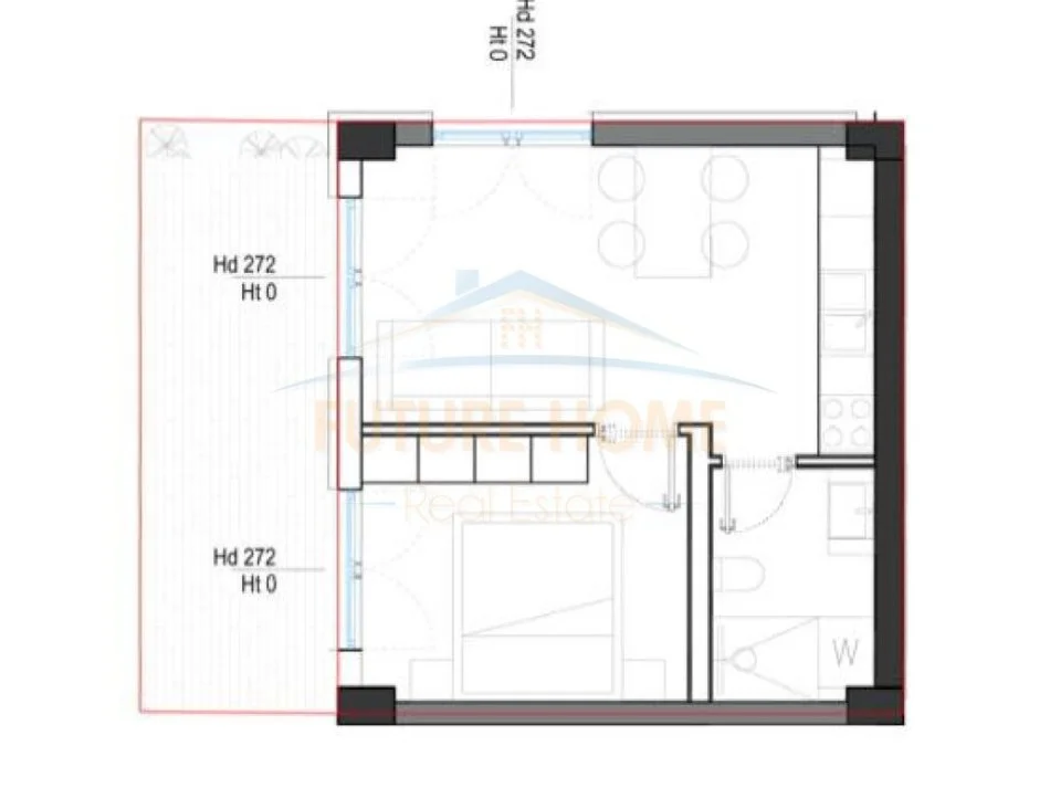 Vlore, shitet apartament 1+1+Ballkon Kati 1, 59 m² 205.000 € (Dhermi sandorini 2 shitet 1+1+oborr+parkim me pamje nga deti))