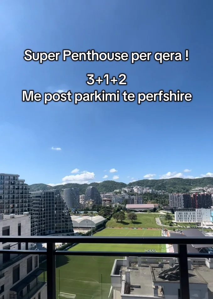 Tirane, jepet me qera apartament+verande | Penthouse 3+1+Aneks+Ballkon Kati 11, 168 m² 2.700 € (Rruga e kosovareve)