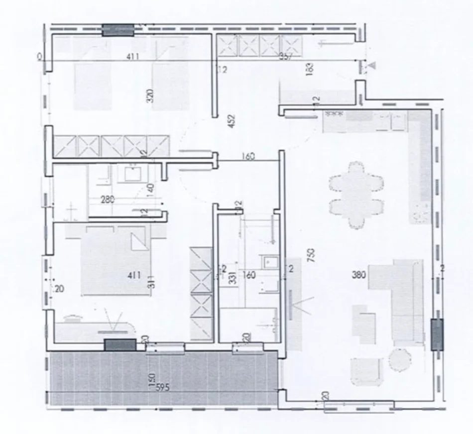 Tirane, shitet apartament 2+1+Ballkon Kati 8, 111 m² 89.000 € (Kamez, Ulliri)