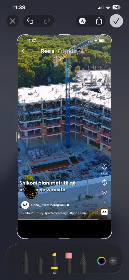 Qerret, shes apartament 1+1 Kati 1, 70 m² 105.000 € (Rruga e Fshatrave Turistike)