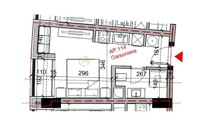 Tirane, shitet apartament 1+1 Kati 1, 80.640 € (Rruga Bardhyl)