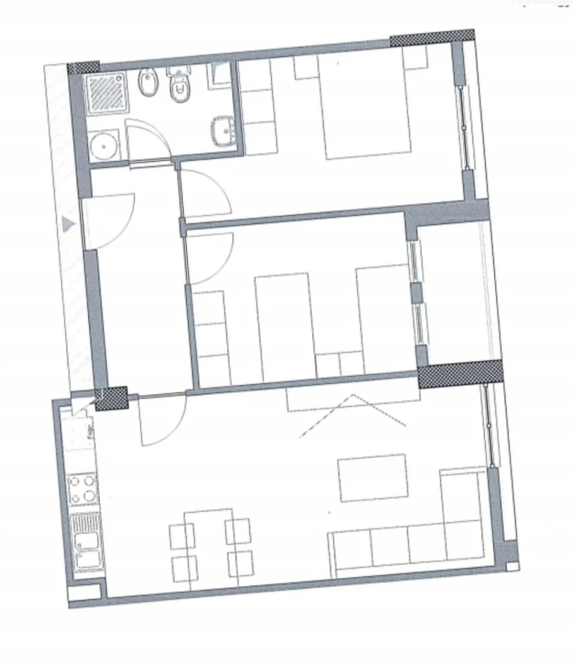 Tirane, jepet me qera apartament 2+1 Kati 2, 81 m² 400 € (Zgara 5 Maj)