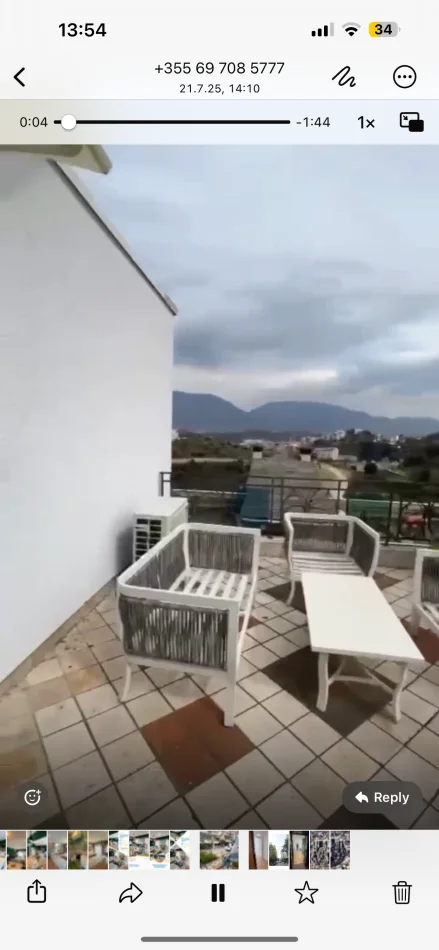 Tirane, jepet me qera apartament duplex 2+1 Kati 0, 167 m² 1.200 € (Kodra e diellit)