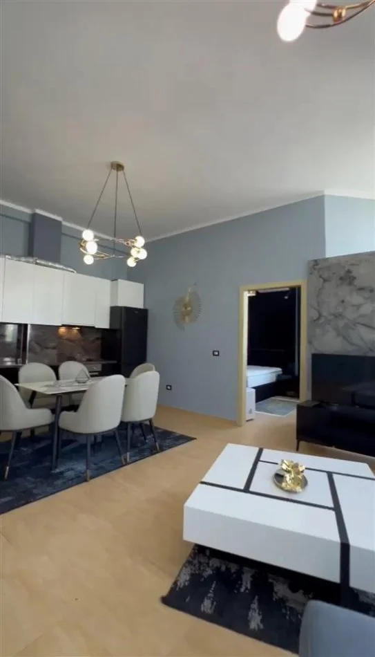 Tirane, jepet me qera apartament 1+1 Kati 1, 58 m² 400 € (Prane Restorant Fresku , rruga Dalip Topi)