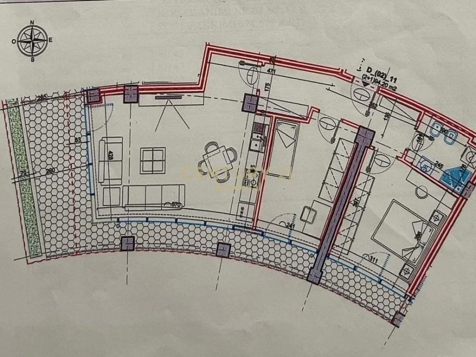 Tirane, jepet me qera ambjent biznesi Kati 2, 110 m² 1.500 € 