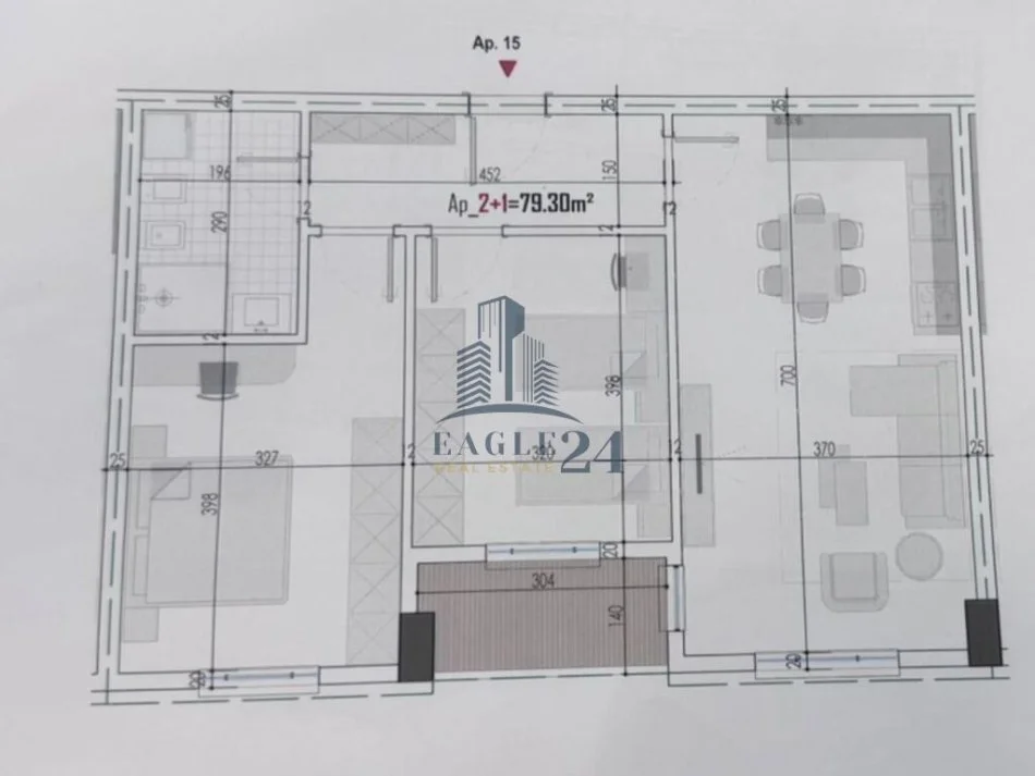 Tirane, shitet apartament 2+1 , 91 m² 100.320 € (Paskuqan)