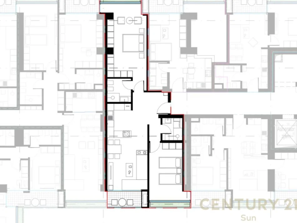Tirane, shes apartament 2+1+Aneks+Ballkon Kati 9, 125 m² 252.000 € (Lion Park 2)