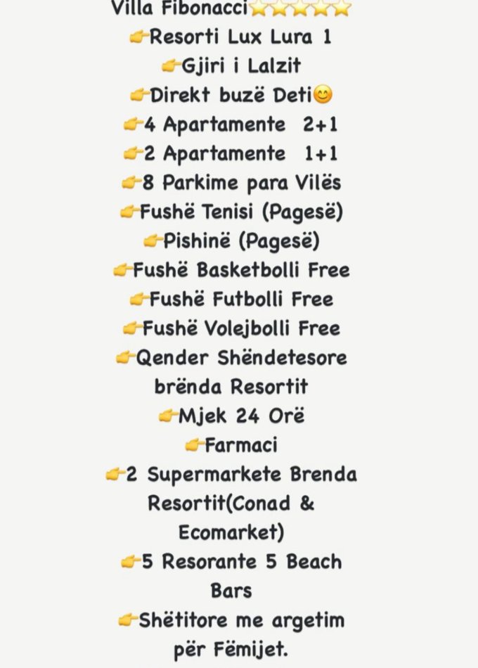 Apartament me qera Gjiri Lalëzit 2+1 Kapaciteti 5-7 persona