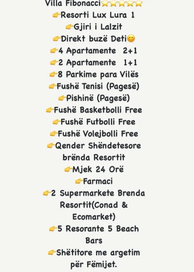 Apartament me qera Gjiri Lalëzit 2+1 Kapaciteti 5-7 persona