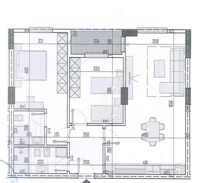 Tirane, shitet apartament 2+1 , 108 m² 119.060 € (Paskuqan, Tirana View Residence)
