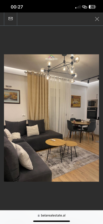 Tirane, jepet me qera apartament 1+1 Kati 2, 65 m² 520 € (Rruga Eduart Mano)