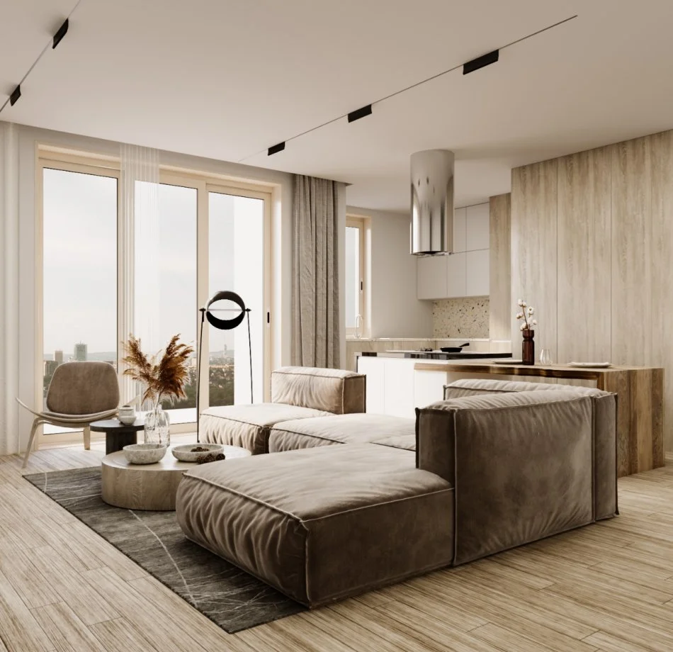 Tirane, shitet apartament 1+1+Ballkon Kati 9, 89 m² 197.000 € (Bulevardi i Ri)