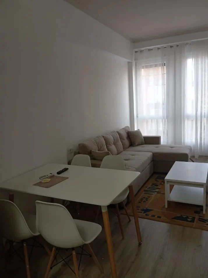 Tirane, jepet me qera apartament 1+1 Kati 7, 500 € (Rruga 5 Maji)