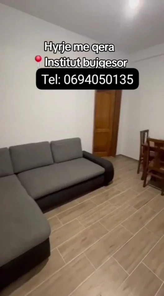 Tirane, jepet me qera apartament 1+1 Kati 1, 50 m² 250 € (Instituti Bujqësor)