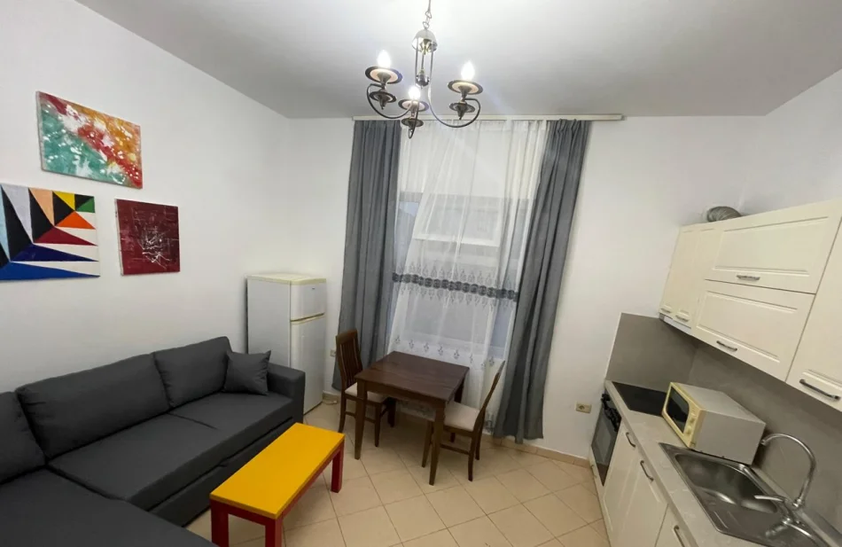 Tirane, jepet me qera apartament 1+1 Kati 1, 50 m² 350 € (Turkish Embassy)