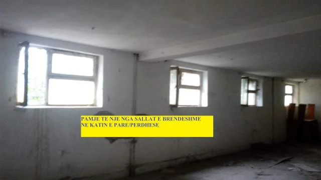 Elbasan-Bradashes Qera:Ndërtes, 5-Kate, Sip.Truall/Lulishte 7000m²,Sip.Ndërtim 2'550m² Qera 5'000euro/muaj, në hyrje Komb. Metalurgjik /300m nga rrethe rrotullimi Bradasheshit