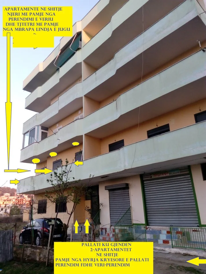 Golem-Plazh, Shitet Apartament, 2+1,me 2-banjo, ballkon, siperfaqe 74m² neto, kat.2, pallat 5-kate, Cmimi 140'000€, largësia nga deti 350m / 5-min nga kompleksi V.Murrizi. Golem Kavaje