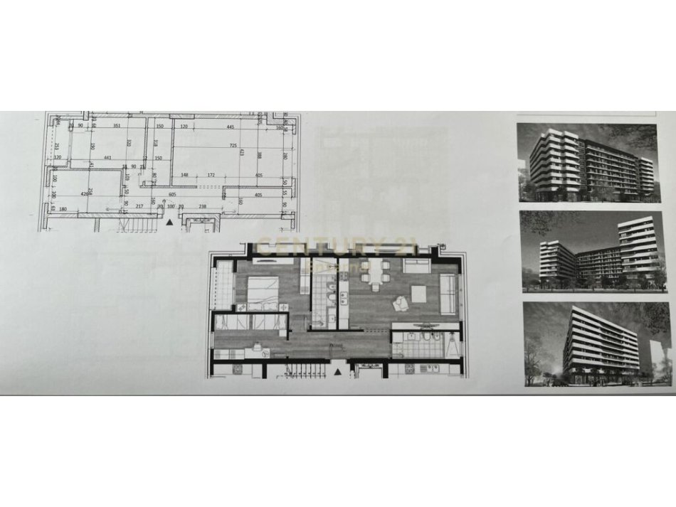 Tirane, shitet apartament 2+1, Kati 3, 107 m² 160,000 € (Don Bosco)