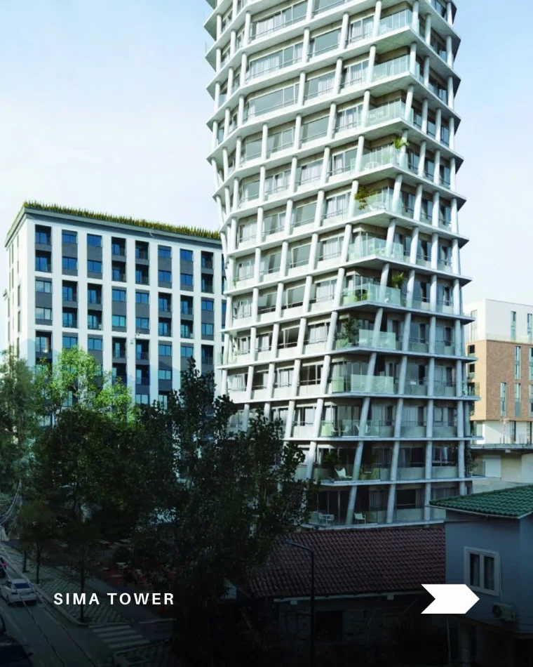 Shiten apartamente te ndryshme ne kulle 28 kateshe!
